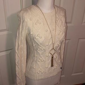 Abercrombie and Fitch XS Cream Sweater